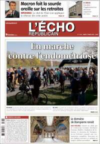 Portada de L'Echo Républicain (Francia)