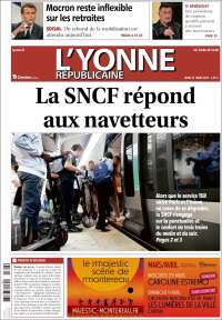 Portada de L'Yonne-Républicaine (Francia)