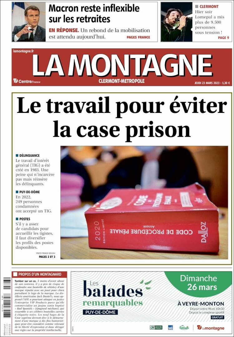 Portada de La Montagne (France)