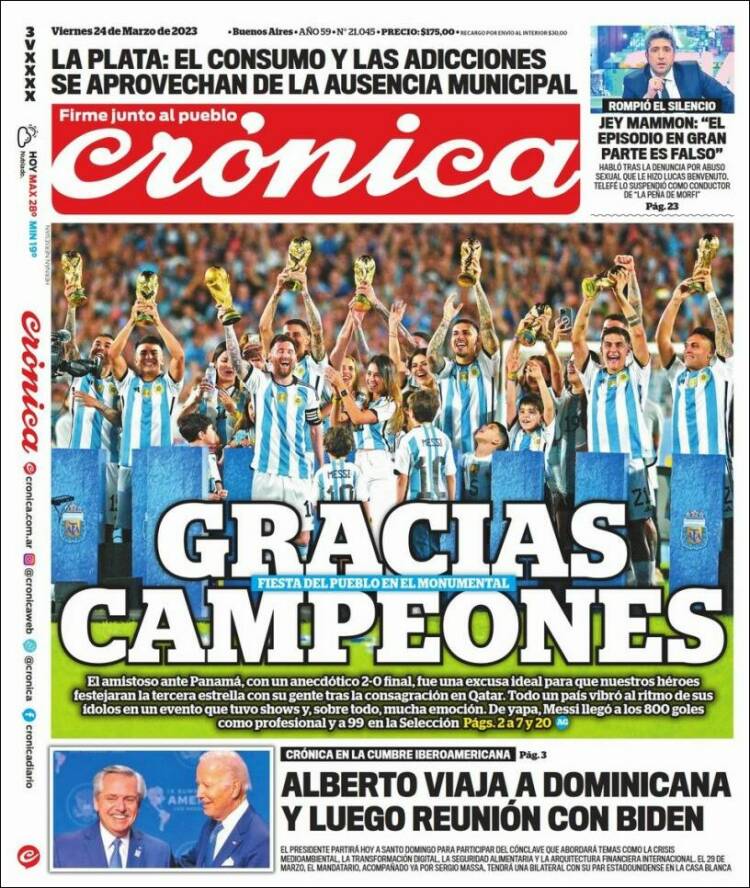 Portada de La Voz del Chaco (Argentina)