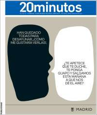 Portada de 20 Minutos - Madrid (España)