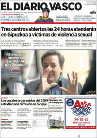 Portada de Diario Vasco (España)