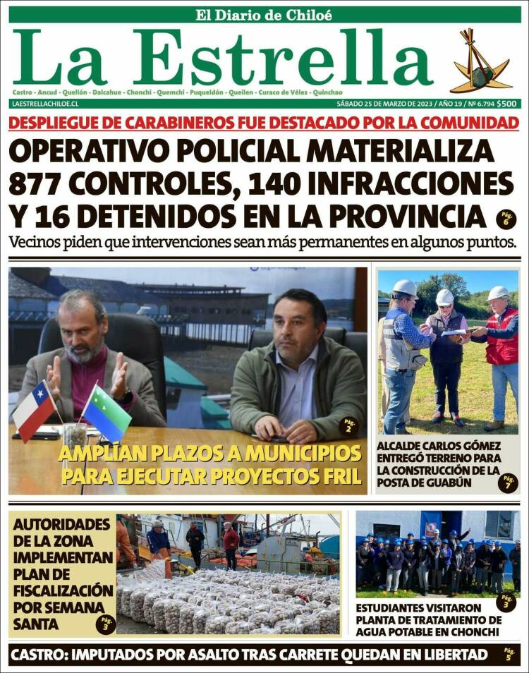 Portada de Estrella de Chiloé (Chile)