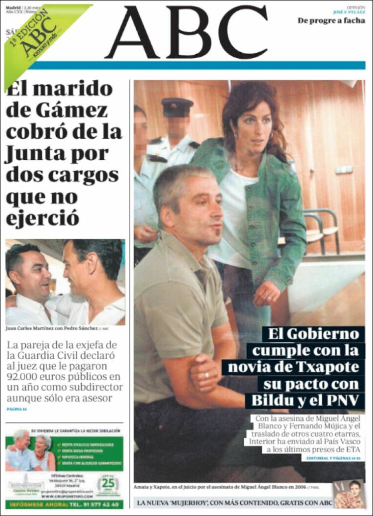 Portada de ABC (España)