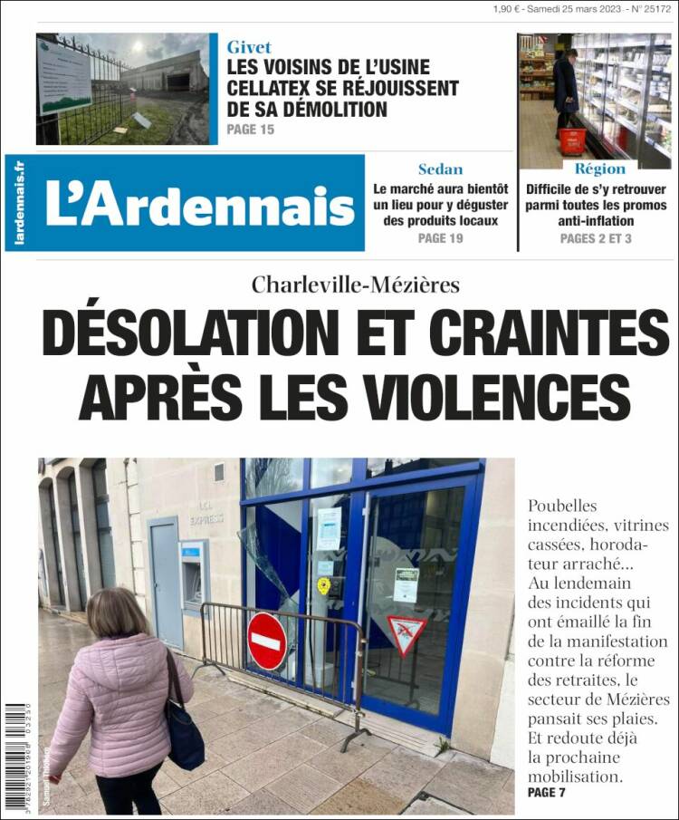 Portada de L'Ardenais (Francia)