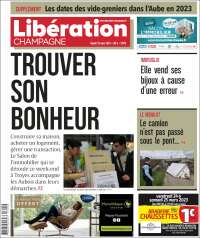 Portada de Libération Champagne (Francia)