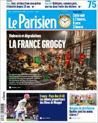 Portada de Le Parisien (Francia)