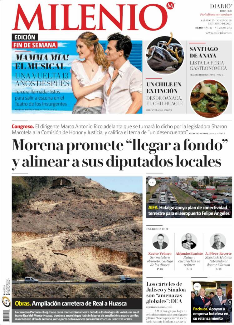 Portada de Milenio de Hidalgo (México)