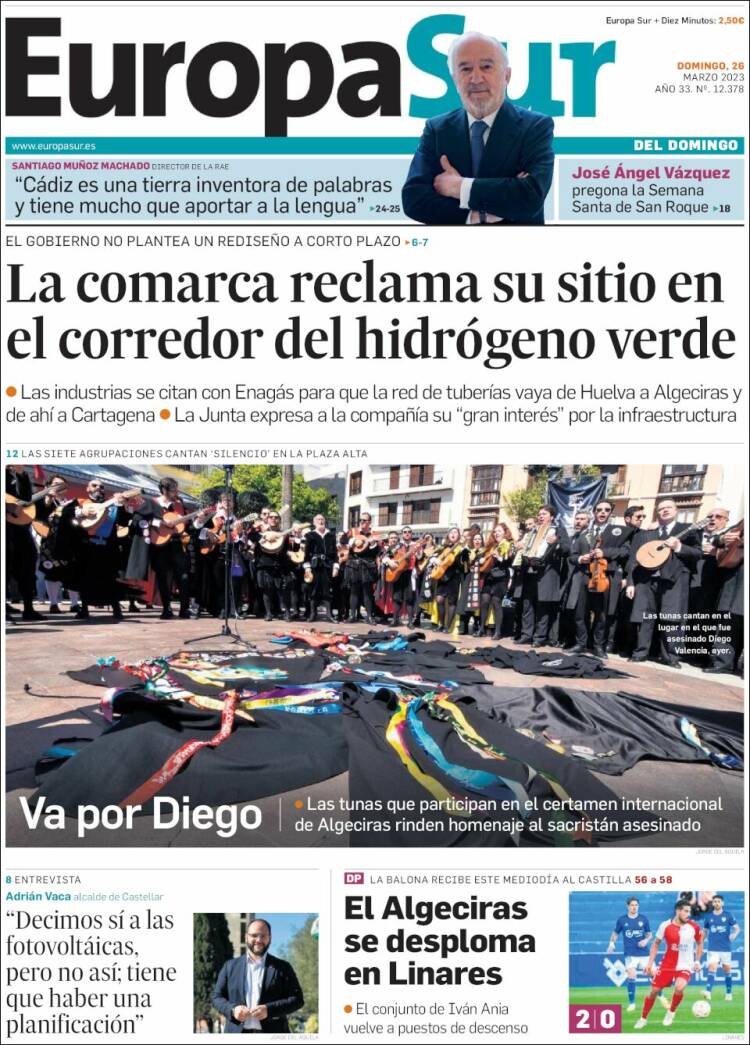 Portada de Europa Sur (España)
