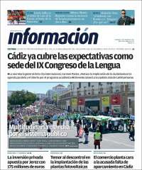 Portada de Información - Jerez (España)