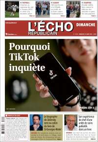 Portada de L'Echo Républicain (Francia)