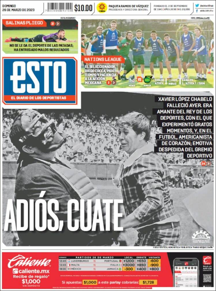 Portada de Esto (M&eacute;xico)