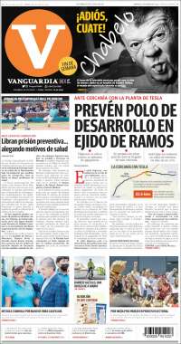 Portada de Vanguardia (México)