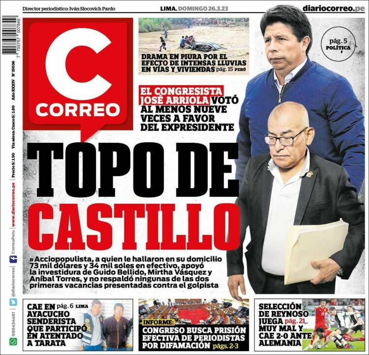 Portada de Diario Correo (Peru)