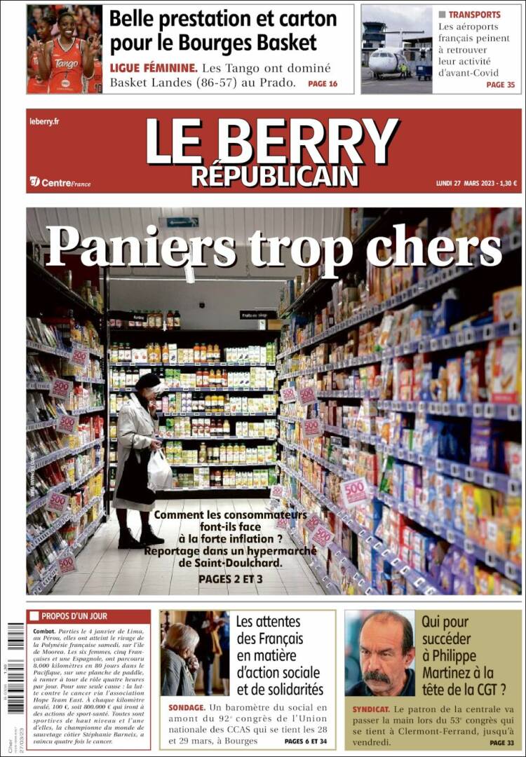 Portada de Berry Republicain (France)