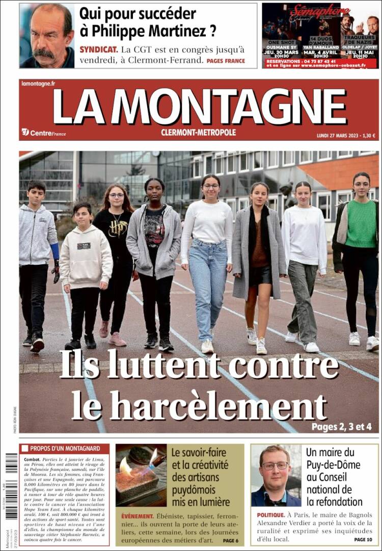 Portada de La Montagne (France)