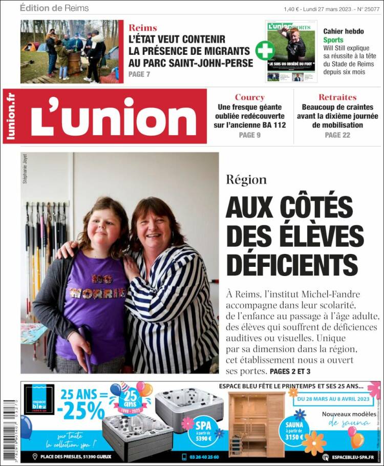 Portada de L'Union (France)