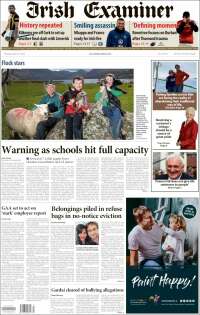 Portada de Irish Examiner (Ireland)