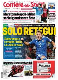 Portada de Corriere dello Sport (Italia)
