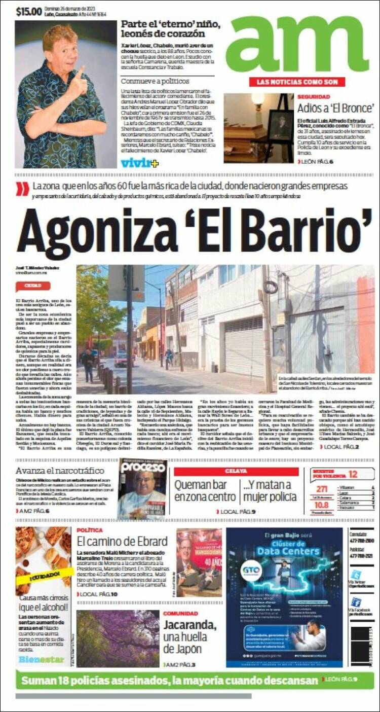 Portada de Al Día A.M. (México)
