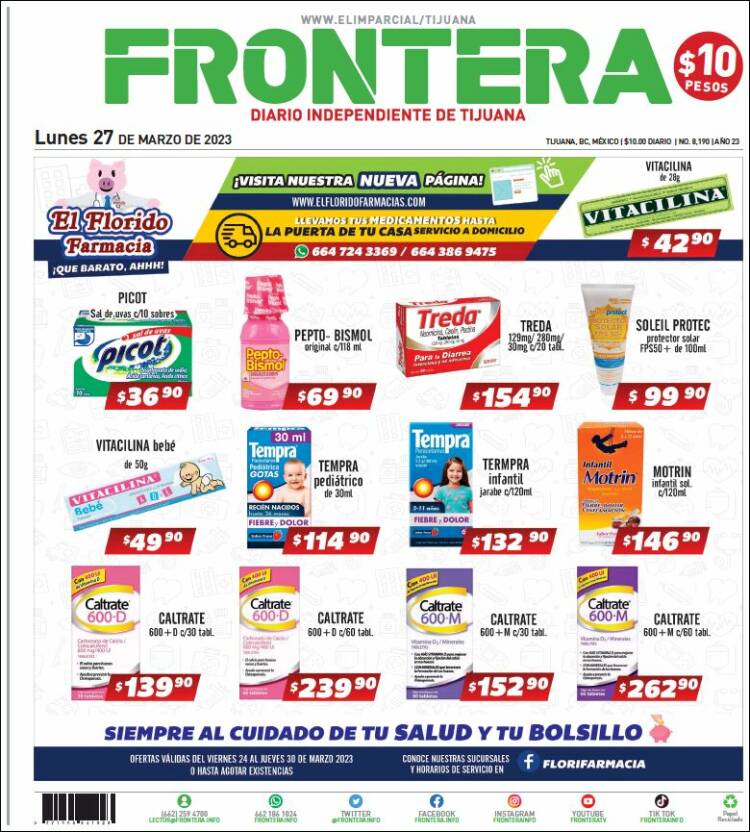 Portada de Frontera (Mexico)