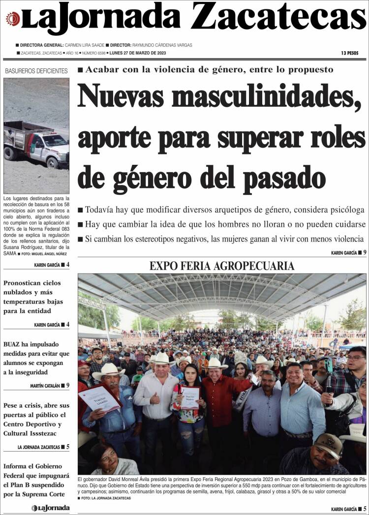 Portada de Jornada de Zacatecas (Mexico)