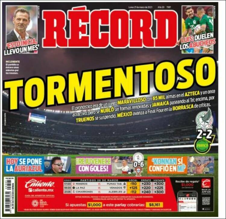 Portada de Record (Mexico)
