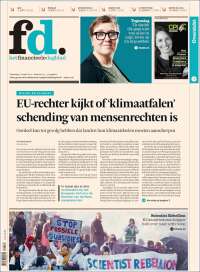 Portada de Het Financieele Dagblad (Países Bajos)
