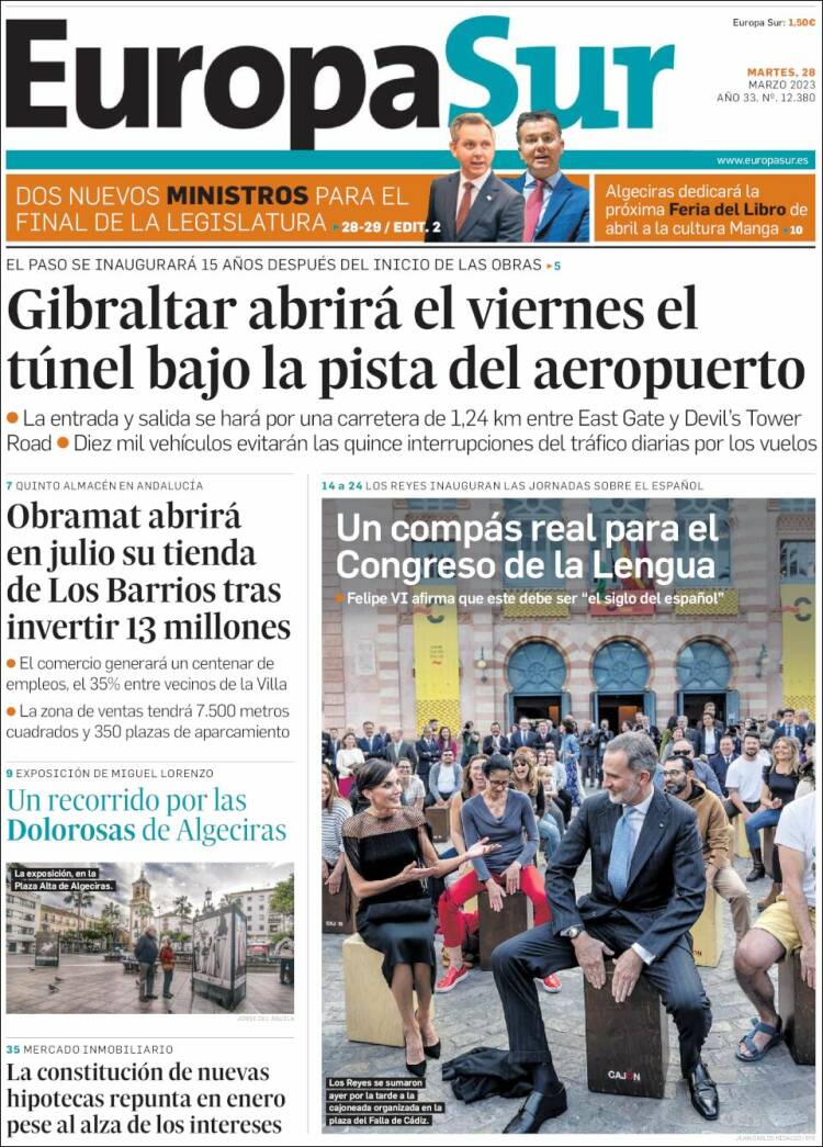 Portada de Europa Sur (Espa&ntilde;a)