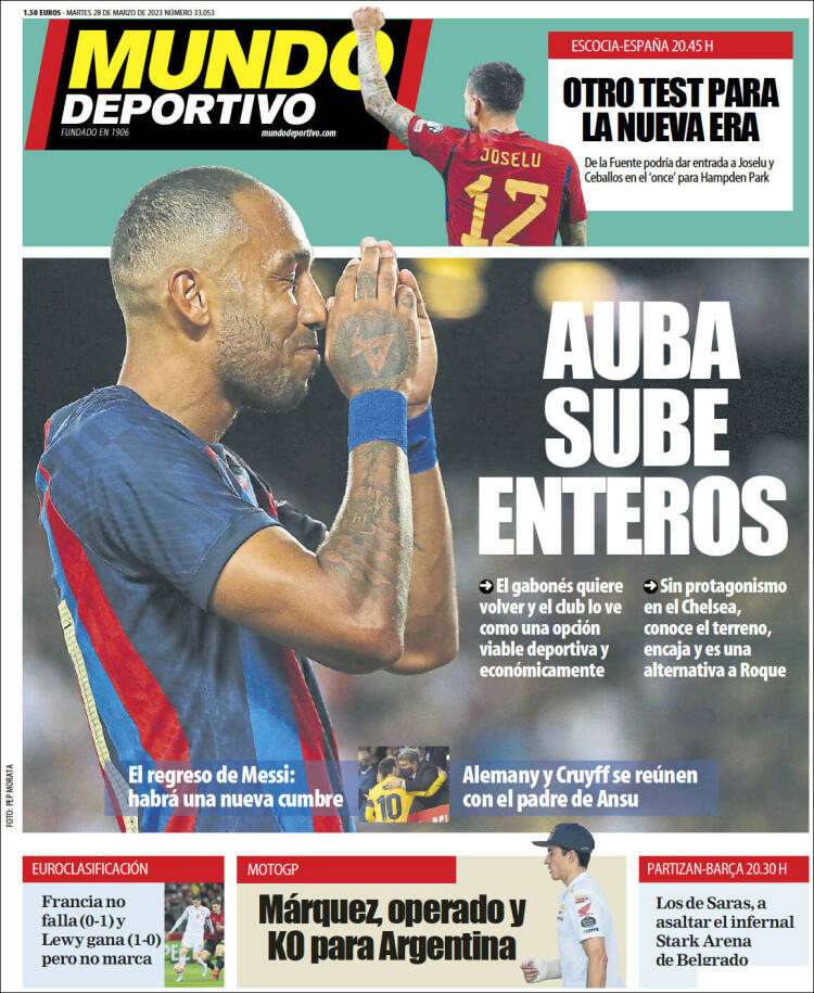 Portada de El Mundo Deportivo (Espa&ntilde;a)
