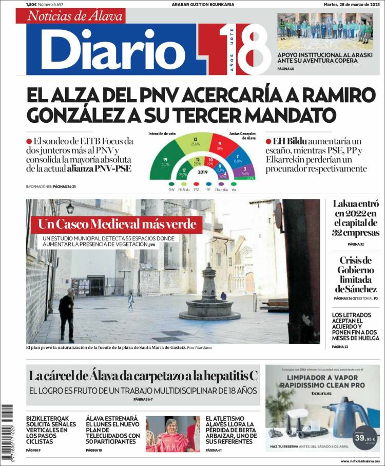 Portada de Noticias de Álava (Espa&ntilde;a)