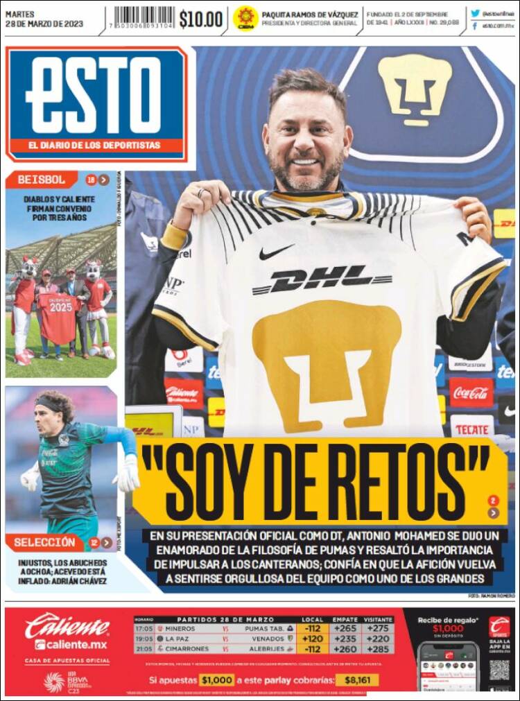 Portada de Esto (M&eacute;xico)