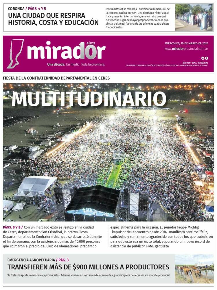 Portada de Mirador Provincial (Argentina)