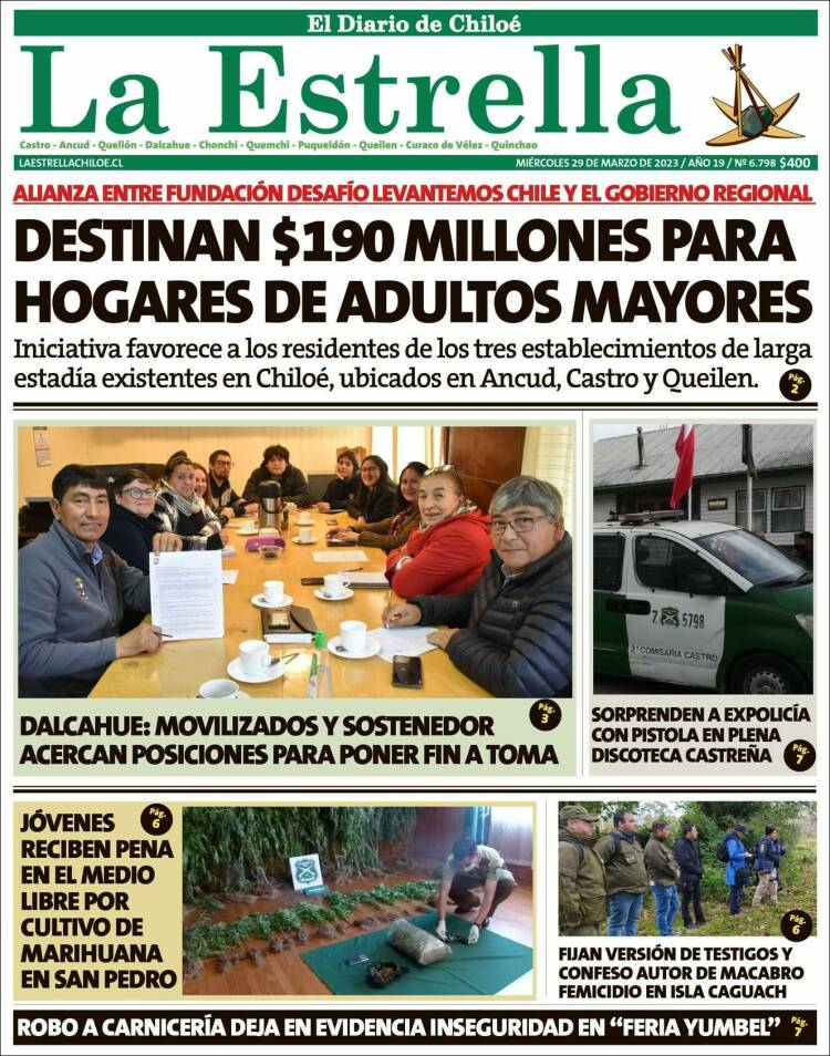 Portada de Estrella de Chiloé (Chile)