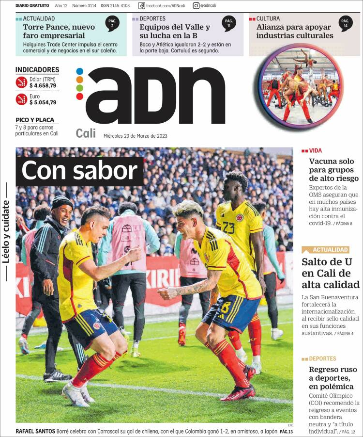 Portada de ADN - Cali (Colombia)