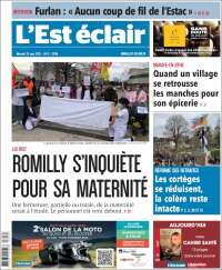 Portada de L'Est Eclair (Francia)