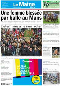 Portada de Le Maine Libre (Francia)