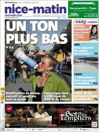 Portada de Nice-Matin (Francia)