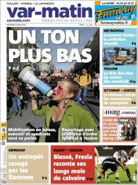 Portada de Var-Matin (Francia)