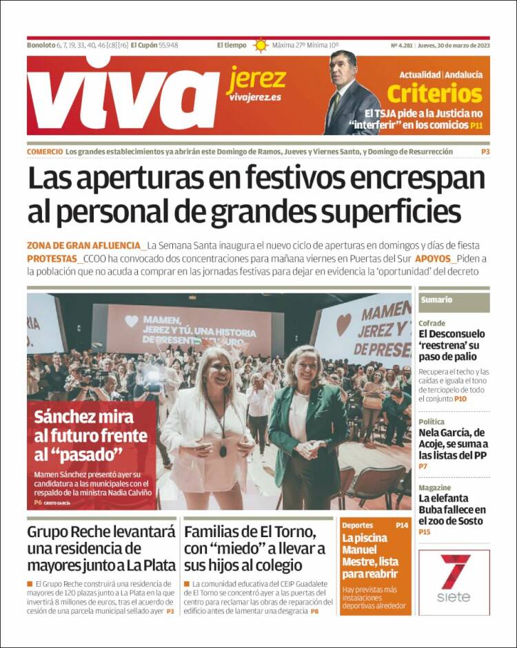 Portada de Información - Jerez (España)