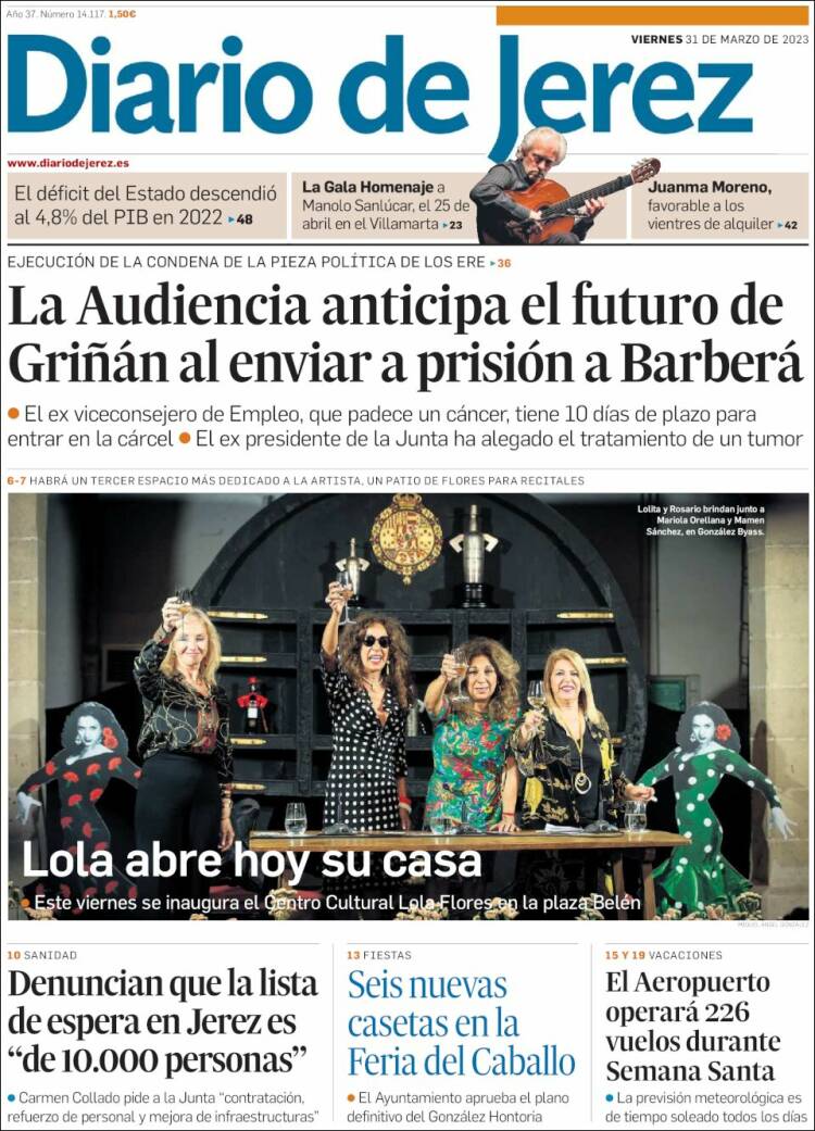 Portada de Diario de Jerez (Spain)