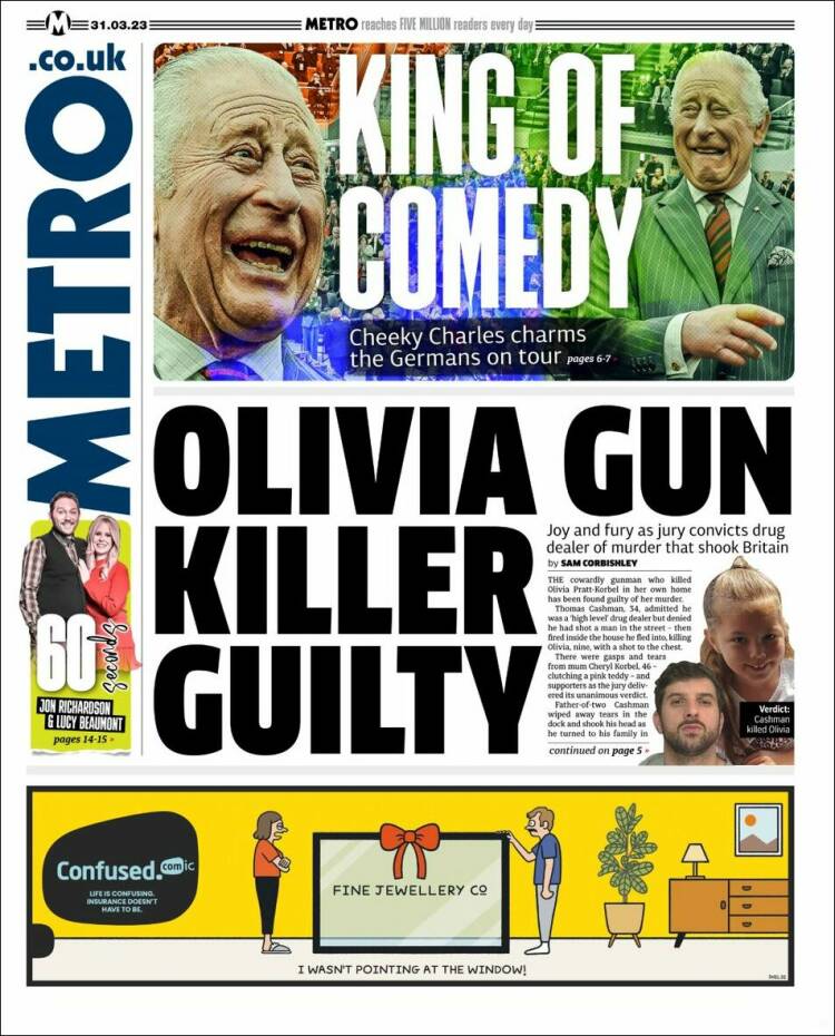 Portada de Metro (United Kingdom)