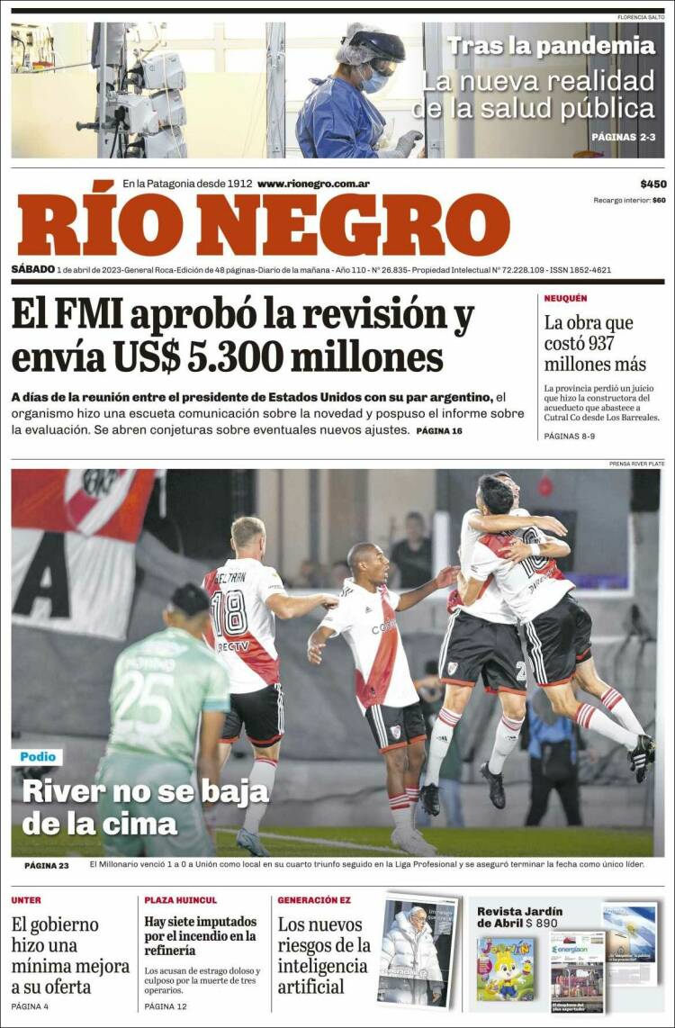 Portada de Rio Negro (Argentina)