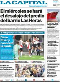 Portada de Diario La Capital - Mar del Plata (Argentina)