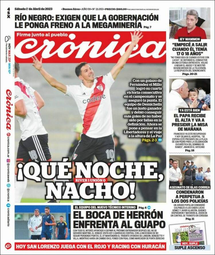 Portada de La Voz del Chaco (Argentina)