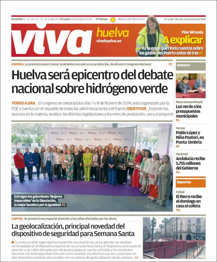 Portada de Viva Huelva (Espa&ntilde;a)