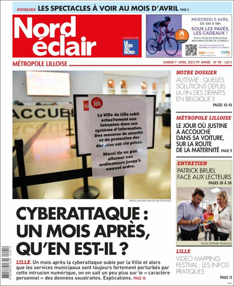 Portada de Nord Éclair (Francia)