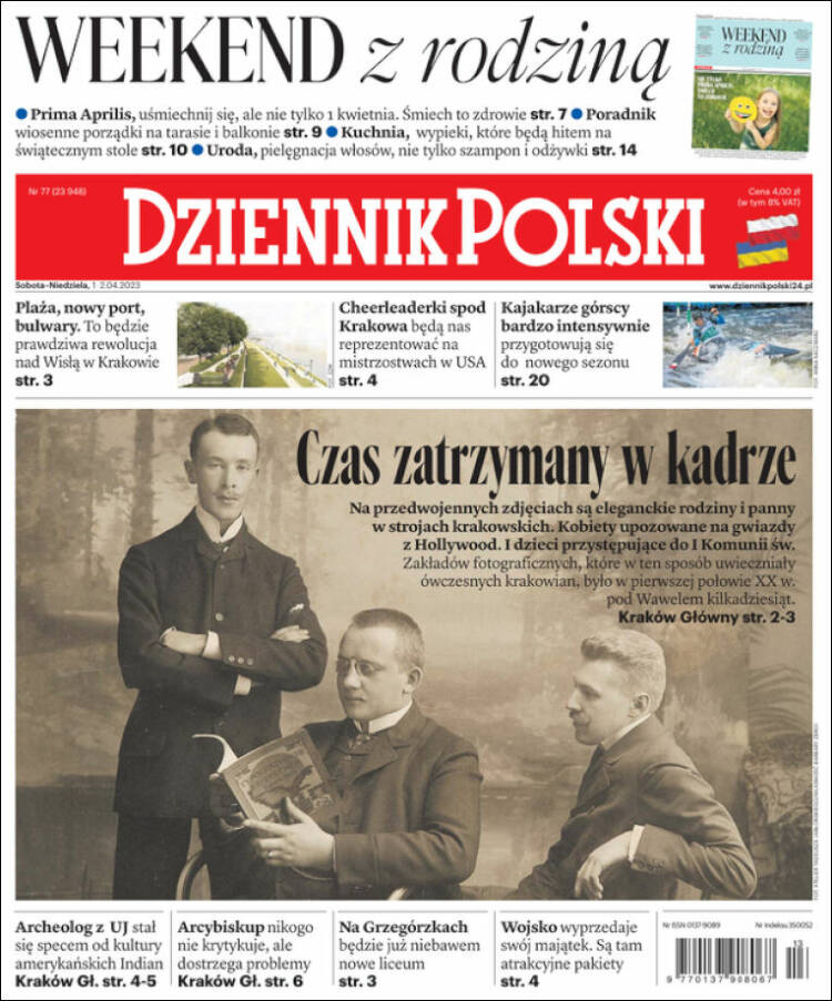 Portada de Dziennik (Polonia)