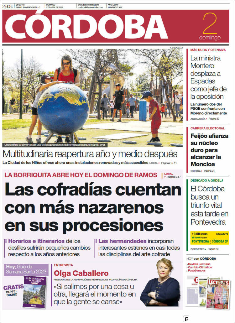 Portada de Diario de Córdoba (España)