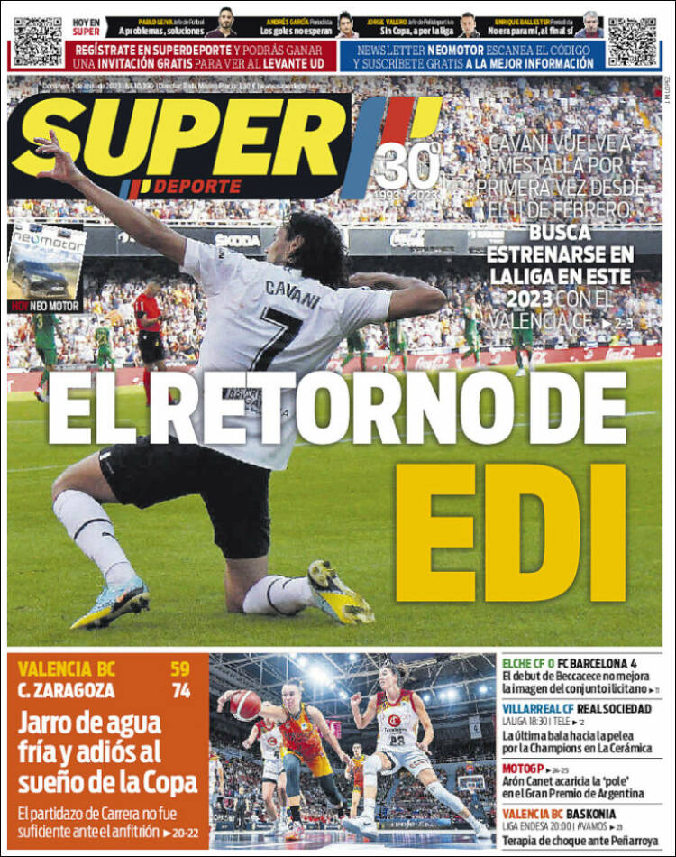 Portada de Superdeporte (España)